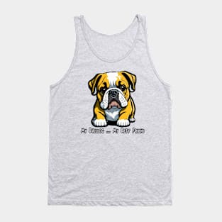 My Bulldog Bull Dog ... My Best Friend Puppy Dog Breed Cartoon Tank Top